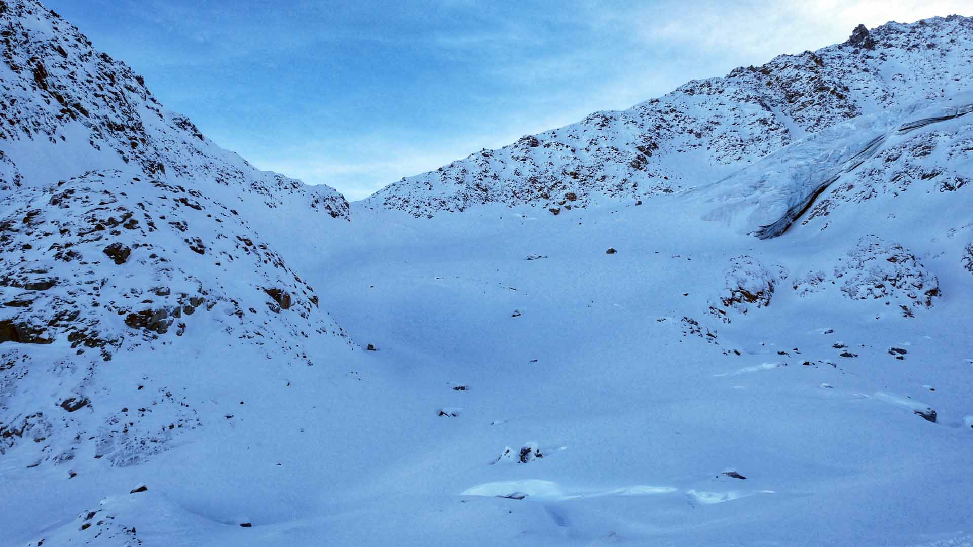 Skitour Weißseespitze Skiführer - Aufstieg Nöderschartl